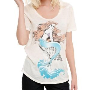 Disney The Little Mermaid Ariel Sketch Shirt
 Hot Topic *retired*
